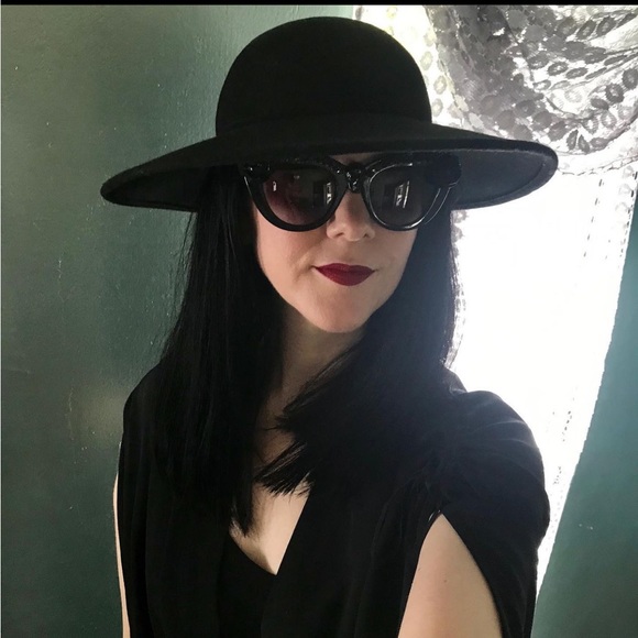 VTG Viv Knowland for Edward Mann Bloomingdales Black Wool Hat - Picture 3 of 13
